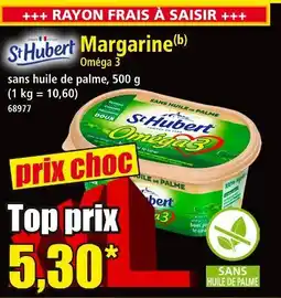 Norma ST HUBERT Margarine oméga 3 offre