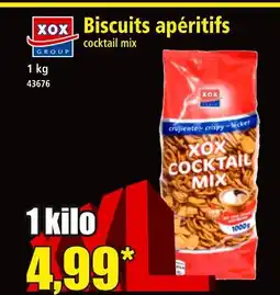 Norma XOX GROUP Biscuits apéritifs cocktail mix offre