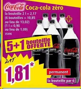Norma Coca-Cola Coca-cola zéro offre