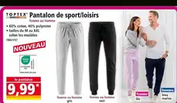 Norma Pantalon de sport/loisirs femme ou homme gris offre