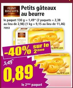 Norma Petits gâteaux au beurre offre