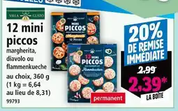 Norma VILLA GUSTO 12 mini piccos offre