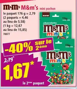 Norma M&M's Minis offre