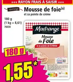 Norma MADRANGE Mousse de foie offre