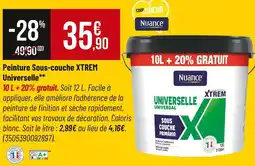 Bricorama NUANCE Peinture sous-couche xtrem universelle offre