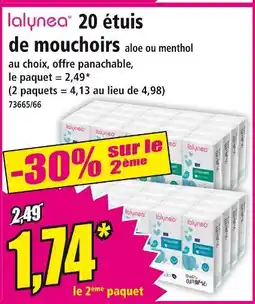 Norma 20 étuis de mouchoirs offre