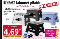 Norma KRAFT Tabouret pliable offre