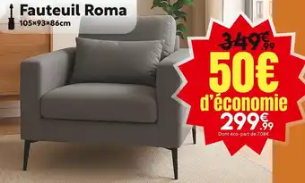 Maxi Bazar Fauteuil Roma offre