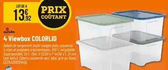 Bricorama SUNDIS 4 viewbox colorlid offre
