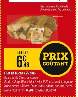 Bricorama Filet de bûches 25 dm3 offre