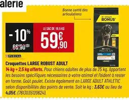 Bricorama Purina Croquettes large robust adult offre