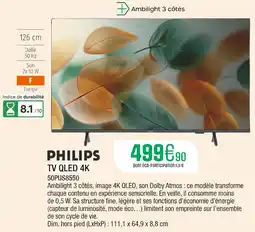 Extra PHILIPS TV QLED 4K offre