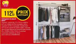 Bricorama Aménagement de placard sophy offre