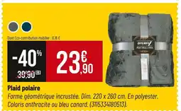 Bricorama DYLREV Plaid polaire offre