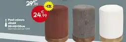 Maxi Bazar Pouf velours côtelé offre