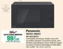 Extra Panasonic Micro-ondes offre