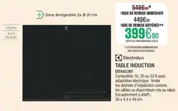 Extra Electrolux Table induction offre
