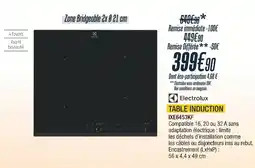 Proxi Confort ELECTROLUX Table induction offre