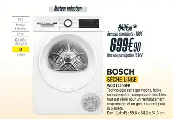 Proxi Confort BOSCH Sèche-linge offre