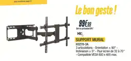 Proxi Confort MBG Support mural offre