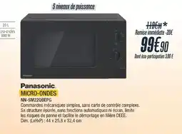 Proxi Confort PANASONIC Micro-ondes offre