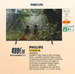 Proxi Confort PHILIPS Tv qled 4k offre