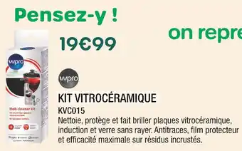 Extra Wpro Kit vitrocéramique offre