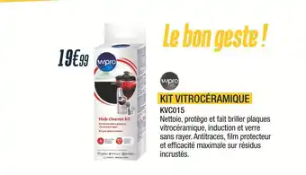 Proxi Confort WPRO Kit vitrocéramique offre
