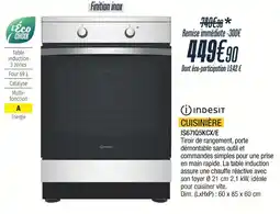 Proxi Confort INDESIT Cuisinière offre