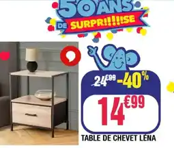 La Foir'Fouille Table de chevet léna offre