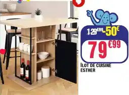 La Foir'Fouille Îlot de cuisine esther offre