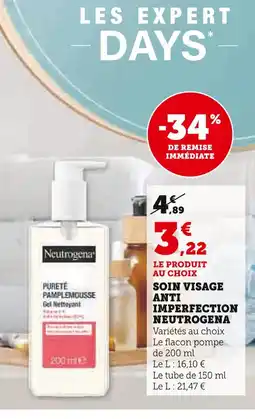 U Express NEUTROGENA Soin visage anti imperfection offre