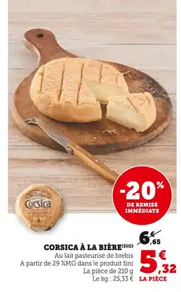 U Express Corsica à la bière offre