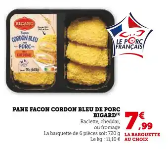 U Express BIGARD Pané façon cordon bleu de porc offre