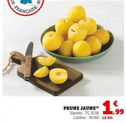 U Express Prune Jaune offre