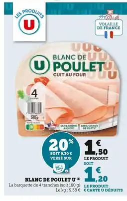 U Express U BLANC DE POULET U offre