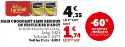 U Express D'AUCY Mais croquant sans residus de pesticides offre
