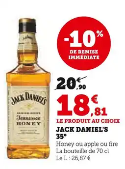 U Express Jack Daniel's 35° offre