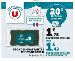 U Express U Eponges grattantes multi-usages offre