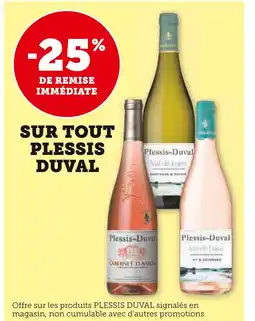 U Express Plessis Duval -25% de remise immédiate sur tout Plessis Duval offre