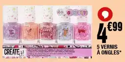 La Foir'Fouille 5 vernis à ongles offre