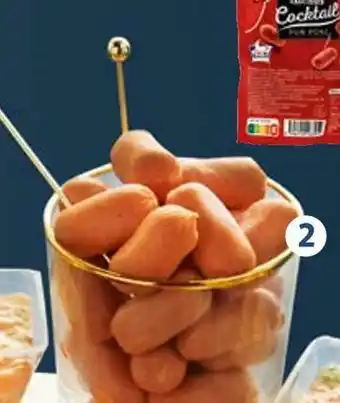 Auchan Auchan saucisse cocktail offre