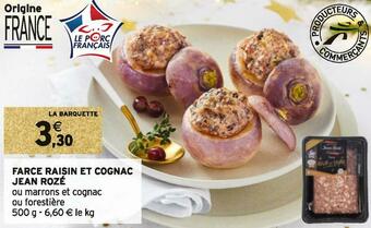 Intermarché Jean rozé farce raisin et cognac offre