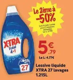 Maxi Bazar X-TRA Lessive liquide 27 lavages offre