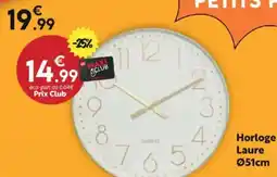 Maxi Bazar Horloge Laure 051cm offre