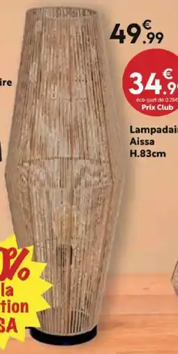 Maxi Bazar Lampadaire Aissa H.83cm offre