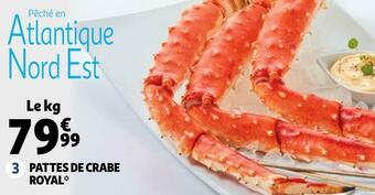 Auchan Pattes de crabe royal offre