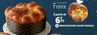 Auchan Maline thomas brioche de noël offre