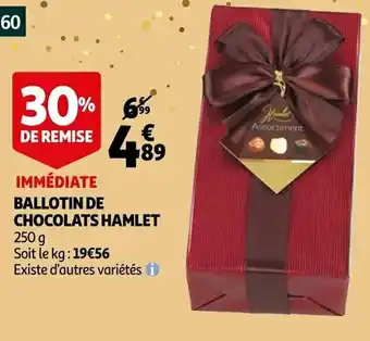Hamlet ballotin de chocolats