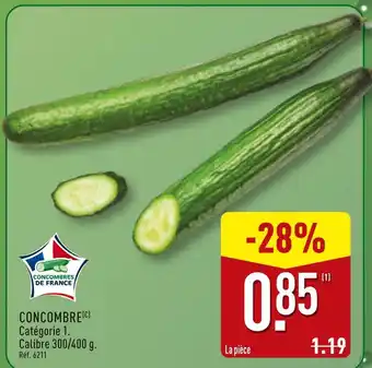 ALDI Concombre offre